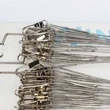 60 шт в партии серебро 8 кг/10 кг/12 кг соленой воды Stianless линия провода Лидер рыболовные инструменты безопасности и выживания Z928