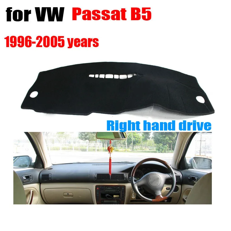 RKAC custom fit приборной панели автомобиля охватывает мат для Volkswagen VW Passat B5 1996-2005 правый руль dashmat pad крышка Аксессуары