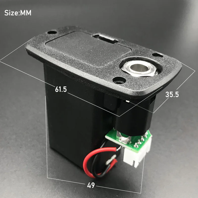 Активная акустическая гитара Пикап EQ 9 V Батарея Box ra violão предусилитель 9 вольт Батарея держатель Чехол Крышка с 4 контактный разъем