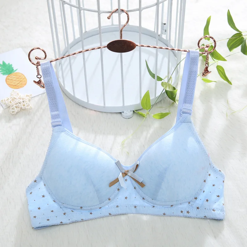 

2018 New Teenage Girl Underwear Cotton Puberty Girls Training Bras Comfortable Breathable Kids Intimates Underwear Clothing