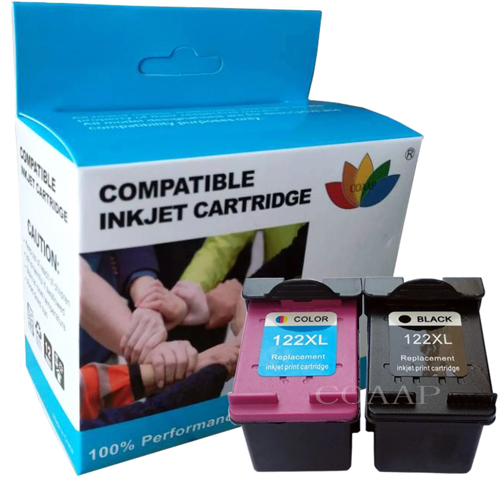 Potentieel shuttle Kijkgat Coaap 122 Xl Replacement For Hp122 122xl Ink Cartridge For Hp Deskjet 1050a  2050 1050 2050s 3050a 1000 2000 3000 Printer - Ink Cartridges - AliExpress