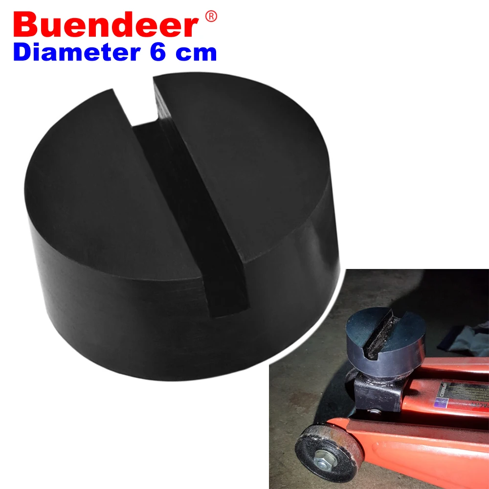 

Car Jacks Jack Pad Rubber Disc Pad Auto Vehicle Weld Jacking Lifting Disk Frame Protector Rail Floor Slotted Car Jack Guard Tool