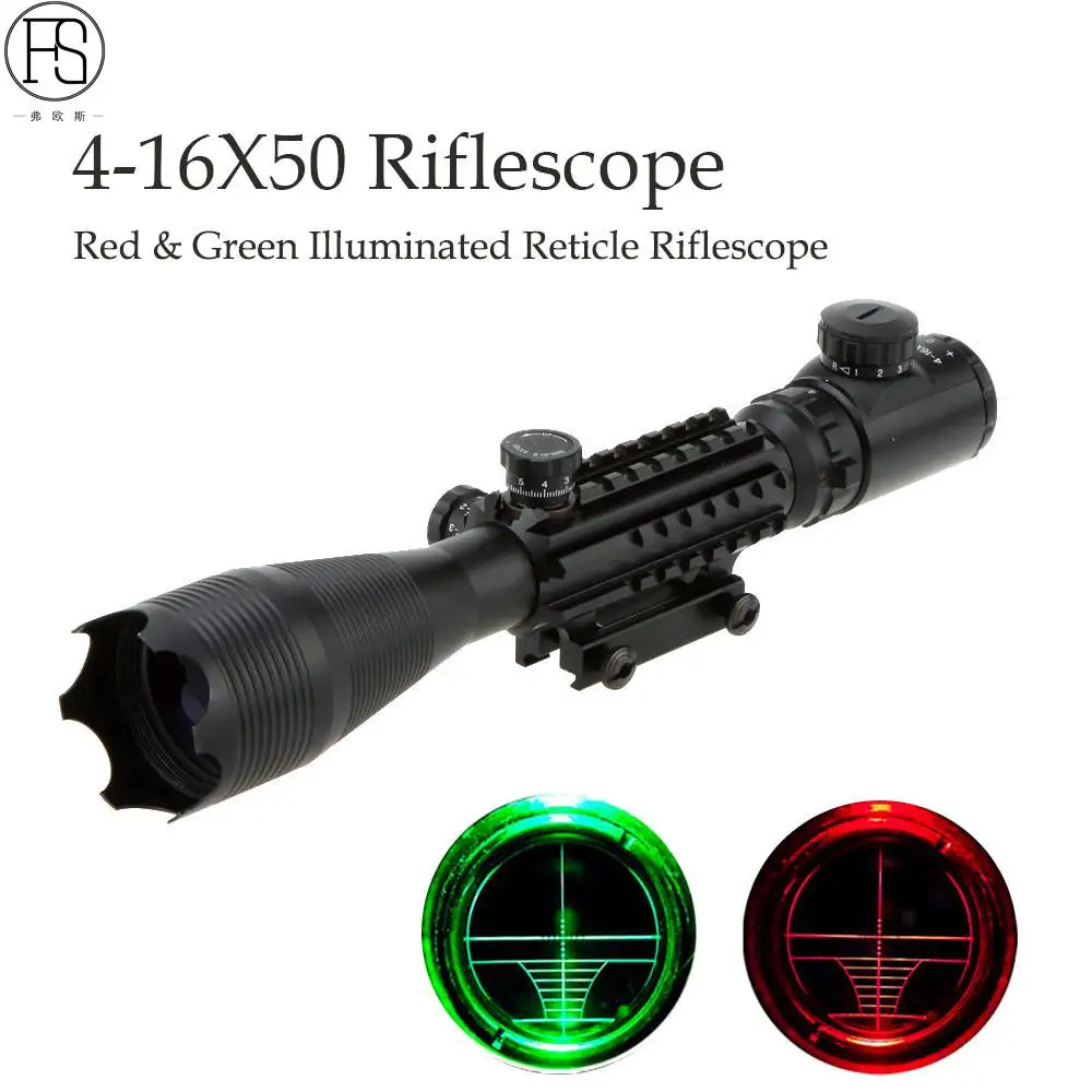 Красный зеленый Dot Rail Rifle 4 16X50 EG прицел с хорошим зрением Воздушный пистолет для