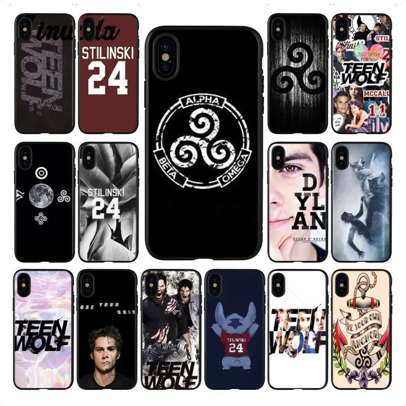 Yinuoda ТВ серии Teen Wolf TPU черный силиконовый мягкий чехол для телефона iphone X XS MAX 8 7plus 5S