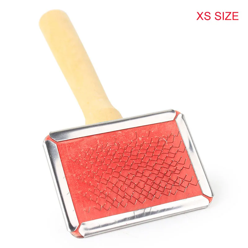 SYDZSW Natural Bamboo Eco Friendly Pet Cat Dog Slicker Brush Stylish and Durable Pet Grooming Tools Dog Comb XS S M L10