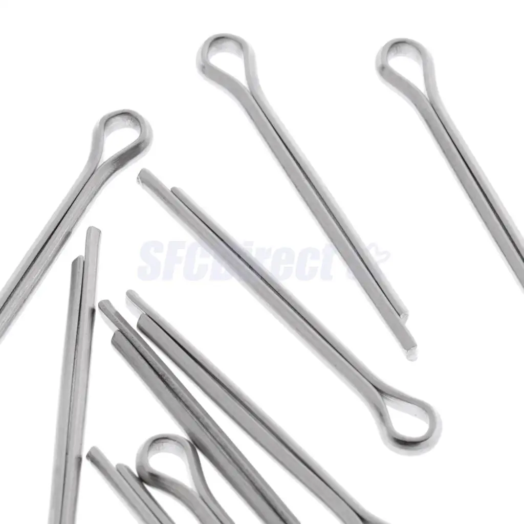 20 Pieces Bicycle Disc Brake Pads Lock Pin Bike Brake Pad Bolts 4cm Stainless Steel Brake Split Pins Cotter Pin
