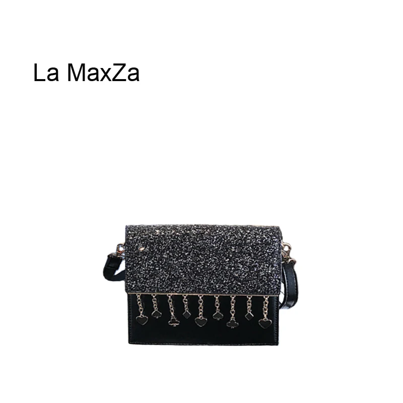 

La MaxZa 2019 Leisure Handbags Women's Soft PU Leather Fashion Vintage Style Cross Body Shoulder Bag Ladies Black Handbags