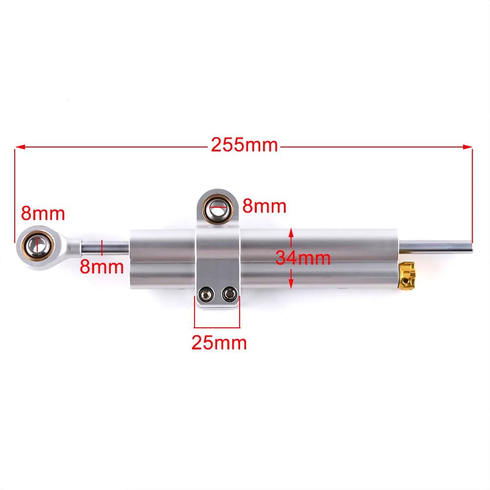 Универсальный мотоциклетный Регулируемый рулевой демпфер стабилизатор для Yamaha MT 07 MT-07 MT07 MT09 MT 09 MT-09 R6 R3 с логотипом