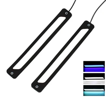 

2Pcs White Car DRL LED Daytime Running Lights Fog Lamp External Light Car Styling Universal Auto Lamp COB