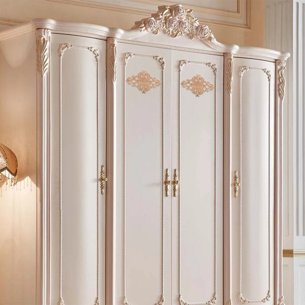 Quadro-de-Parede-decorativo-Moda-Floral-Apliques-de-Madeira-Esculpida-Decalque-Canto-M-veis-Portas-de