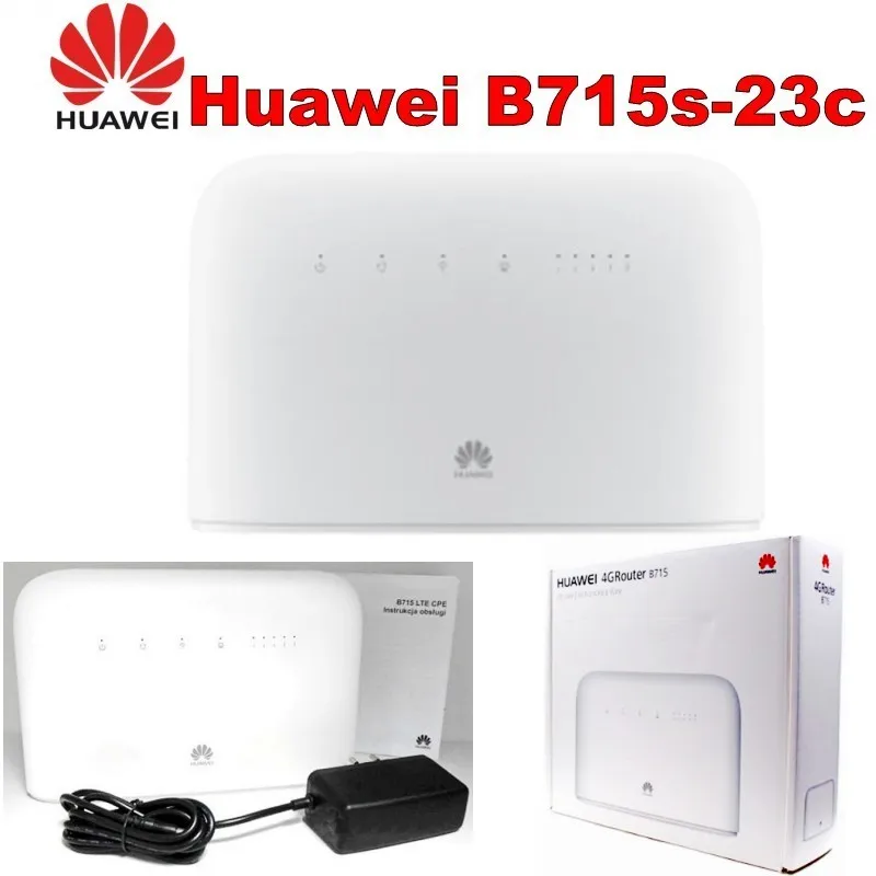 Разблокированный беспроводной маршрутизатор Huawei B715s 23c 4G LTE Cat9 Band 1/3/7/8/20/28/32/38