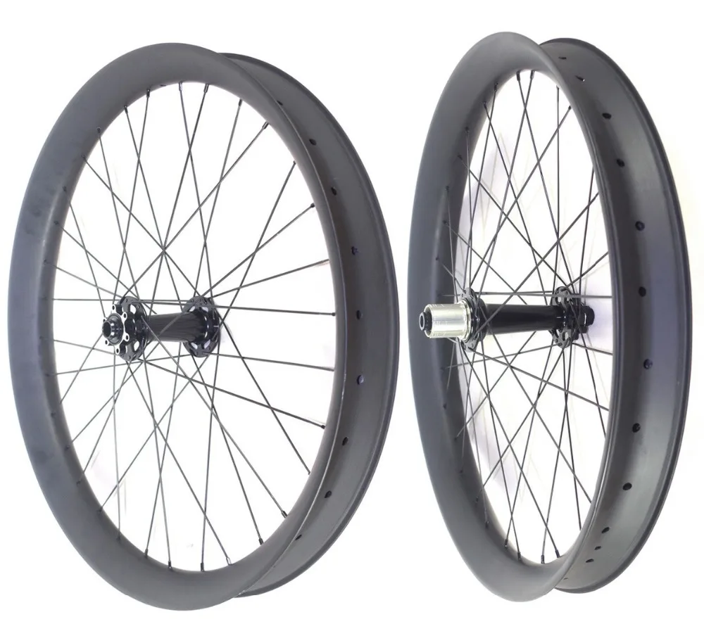

27.5er bike wheels carbon fatbike wheelset 85mmX40mm tubeless rim QR/TA hubs hand made hubs spoke with Powerway