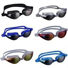 Мужские и женские очки для плавания с гальваническим покрытием профессиональные анти-противотуманные УФ-защитные очки для плавания водонепроницаемые очки для плавания 6 цветов
