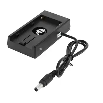 

Battery Adapter Buckle Plate w/7.4V DC5.5 2.1mm Plug for Sony NP-F Series NP-F970 F960 F770 F750 F570 F550 Batter Charger