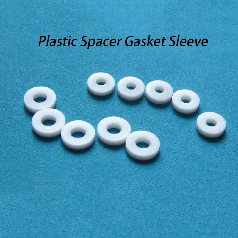 10PCS RC Boat High Toughness 3mm 4mm Plastic Spacer Gasket Sleeve for RC Boat Parts
