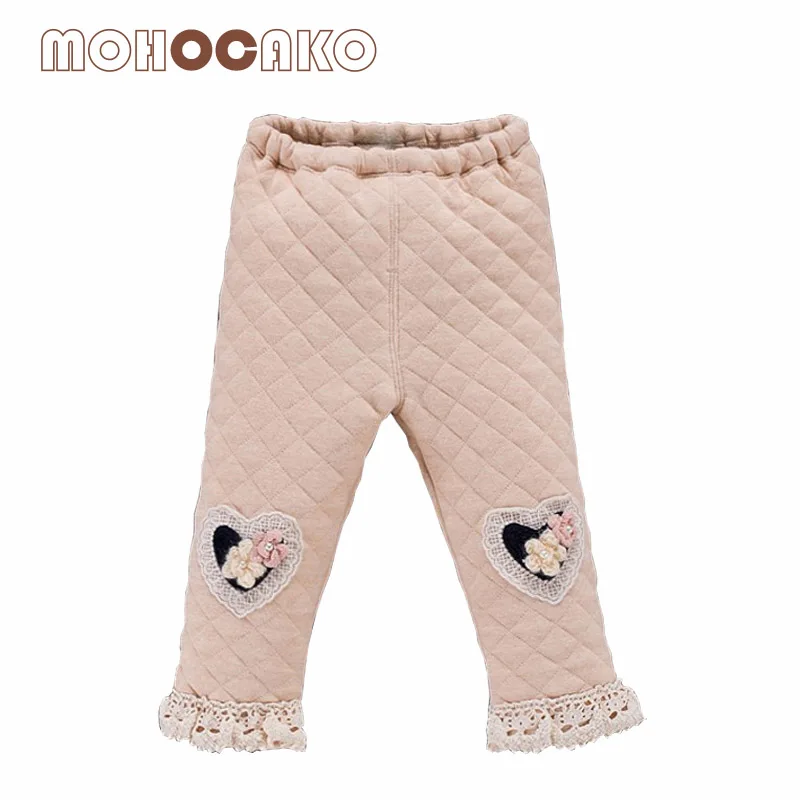 MOHOCAKO Naturally Colored Cotton Autumn & Winter Baby Girl Pants
