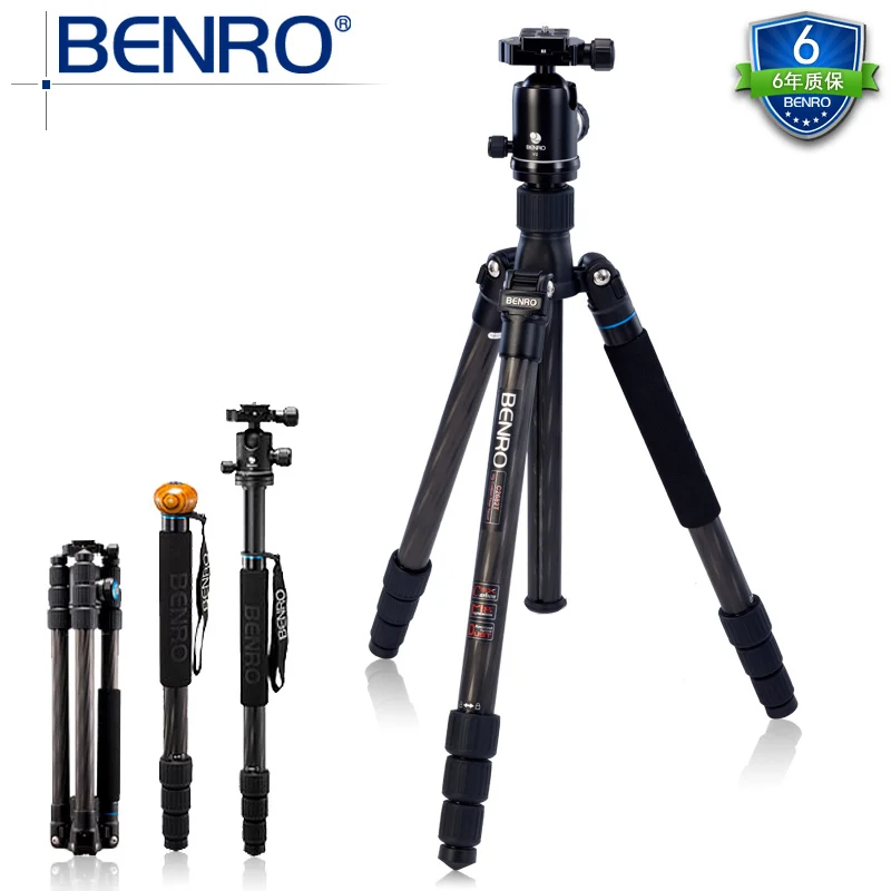DHL GOPRO BENRO C2682TV2 штатив из углеродного волокна съемный монопод Профессиональный