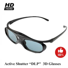 Активный затвор 3D очки перезаряжаемый DLP проектор 96-144 Гц для Xgimi Z3/Z4/H1 гайки G1/P2 BenQ acer и все DLP соединение проектор
