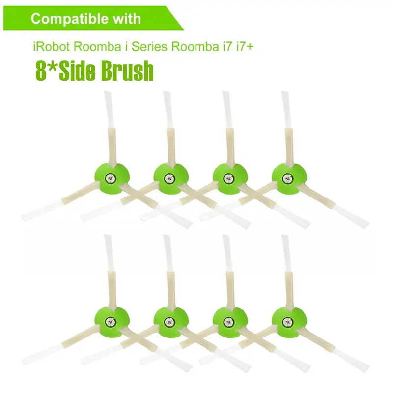 8-pack replacement parts for iRobot Roomba accessories side brush e5 e6 i7 i7+ vacuum cleaner spare | Бытовая техника