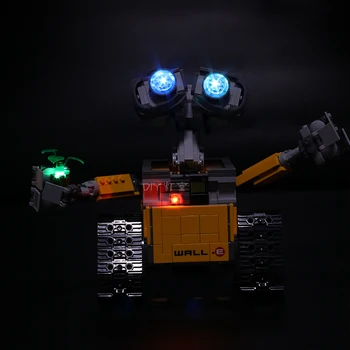

Led Light For Lego 21303 Compatible 16003 Idea Robot WALL E Eyes Flashing Light Building Blocks Toys (only light+Battery box)