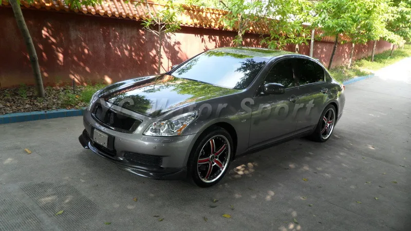 2007-2010 Infiniti G35 G37 4D Sedan JP Style Front Lip CF (19)