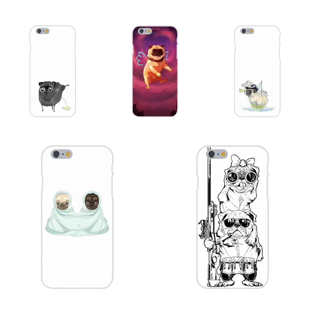 Для Galaxy J1 J2 J3 J330 J4 J5 J6 J7 J730 J8 2015 2016 2017 2018 mini Pro TPU Art Online Cover Case Pug Dog | Мобильные телефоны