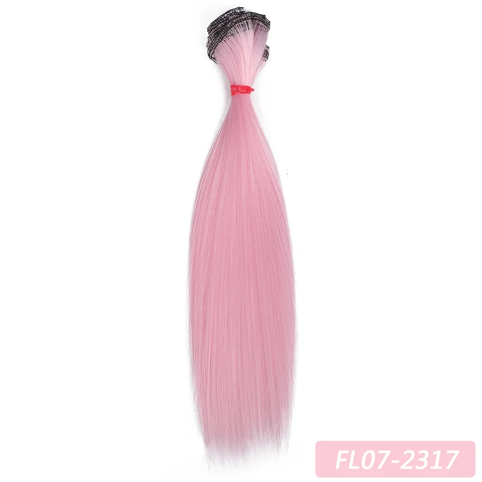 Allaosify волосы для кукол Bjd волос 15 ཕ ཟcm * 100 см черного розового и белого цвета