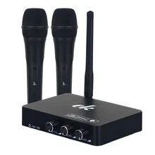 Reproductor PARA Karaoke inalámbrico de mano, con micrófono, sistema de mezclador de sonido Digital, máquina de canto K2