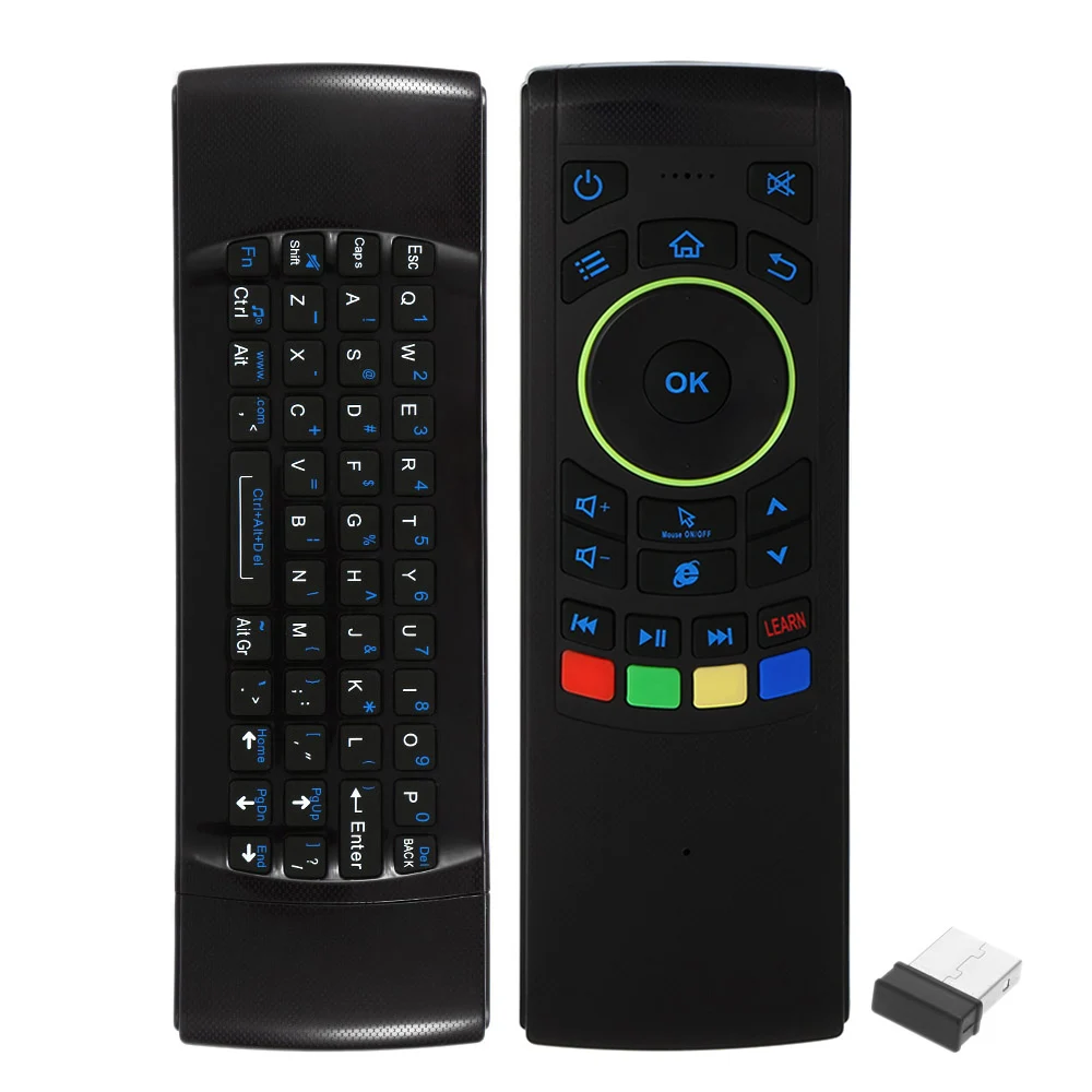 2 4G 6 осевая Беспроводная клавиатура Air Mouse с дистанционным управлением осевой