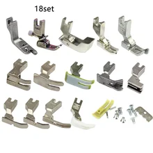 18 шт. прочная Простая установка прижимная лапка DIY многофункциональная стежка Профессиональная часть промышленная швейная машина набор стежка мини