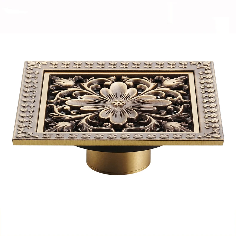 12*12cm New Arrival Antique Bronze Finish Fashion Design Euro Square Floor Drain Shower Drain Bathroom Furniture HJ-8701T 12*12cm New Arrival Antique Bronze Finish Fashion Design Euro Square Floor Drain Shower Drain Bathroom Furniture HJ-8701T