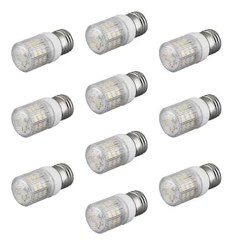 

LED Globe Bulbs 10 E27 Bombilla 48 3528 SMD LED Blanco calido Foco Spotlight