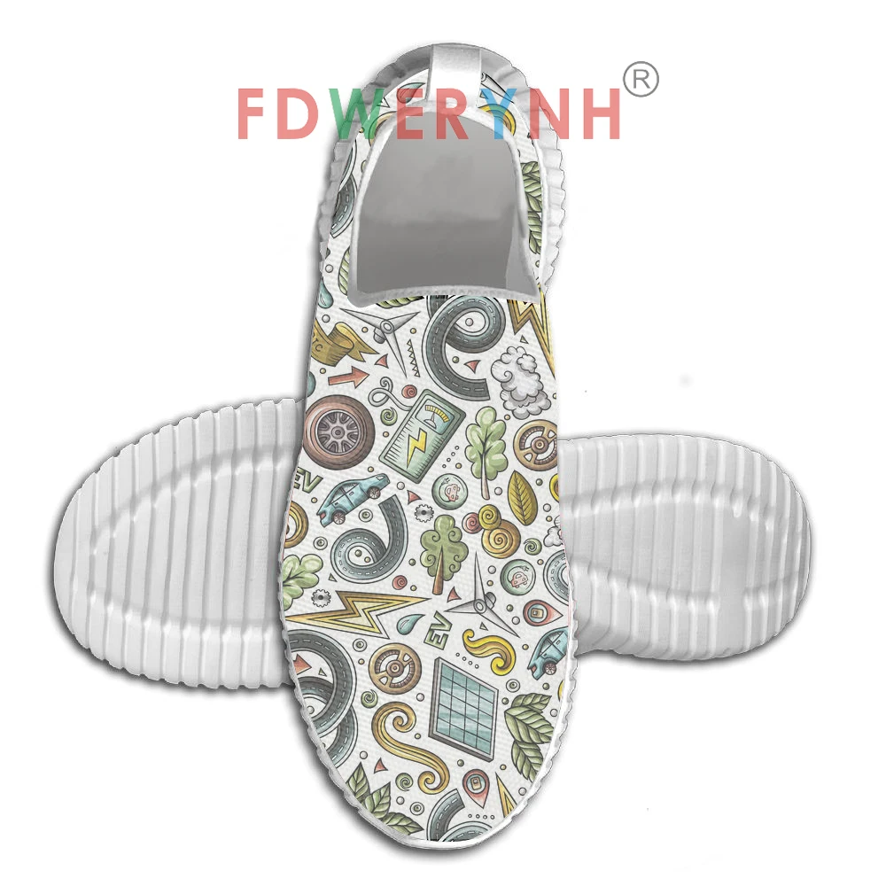 

Women's Flats Electric Cars Women Breathable Outdoor Walking Shoes Mesh Light Bottom Custom Casual Shoes