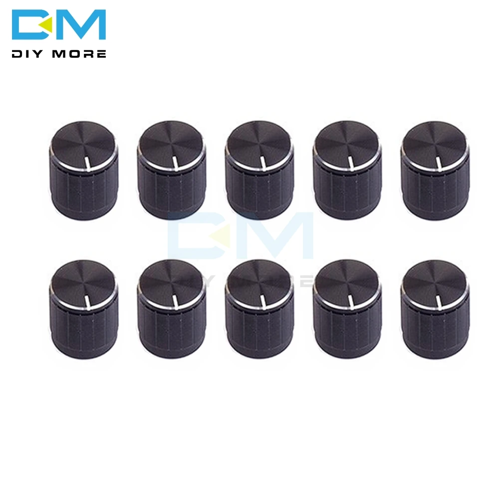 

10PCS KY-040 Aluminum Alloy Half Shaft Hole Caps For 360 Degrees Rotary Encoder Module For Arduino Brick Sensor Switch
