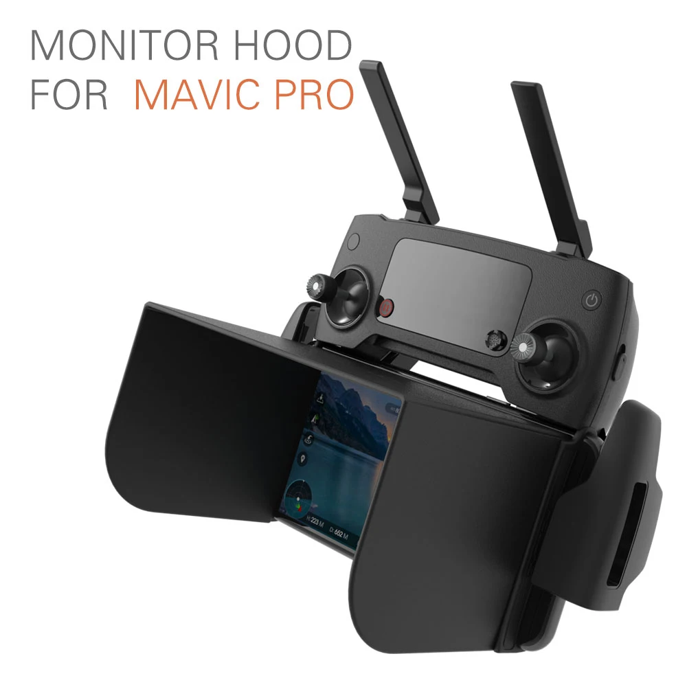 PGYTECH Mavic 2 Pro/Mavic 2 контроллер масштабирования крышка монитора солнцезащитный капюшон DJI Mavic Pro/Spark SunHood аксессуар