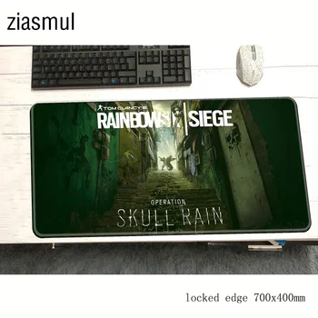 

rainbow six siege padmouse 700x400x3mm gaming mousepad game HD print mouse pad gamer computer desk large mat notbook mousemat pc