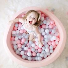 Kids Ball Pit – INS Hot Children Fencing Playpen Soft Round Kiddie Balls Pool Indoor Nursery Play Toy Gift for Baby Infant Room