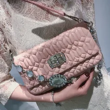 BENVICHED, модные роскошные сумки, женские сумки, дизайнерские, из овчины, женские сумки через плечо, сумки-мессенджеры, бриллиантовые части, Eveing Сумки