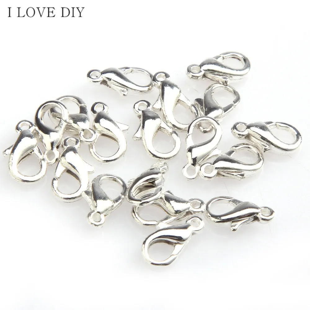 20pcs/lot Lobster Clasps Claw Charms Jewelry Findings for Bracelets and