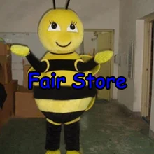 Желтая пчела Шмель костюм талисмана для взрослых Размеры маскарадный костюм персонажа из мультфильма наряд для вечеринки костюм SW97