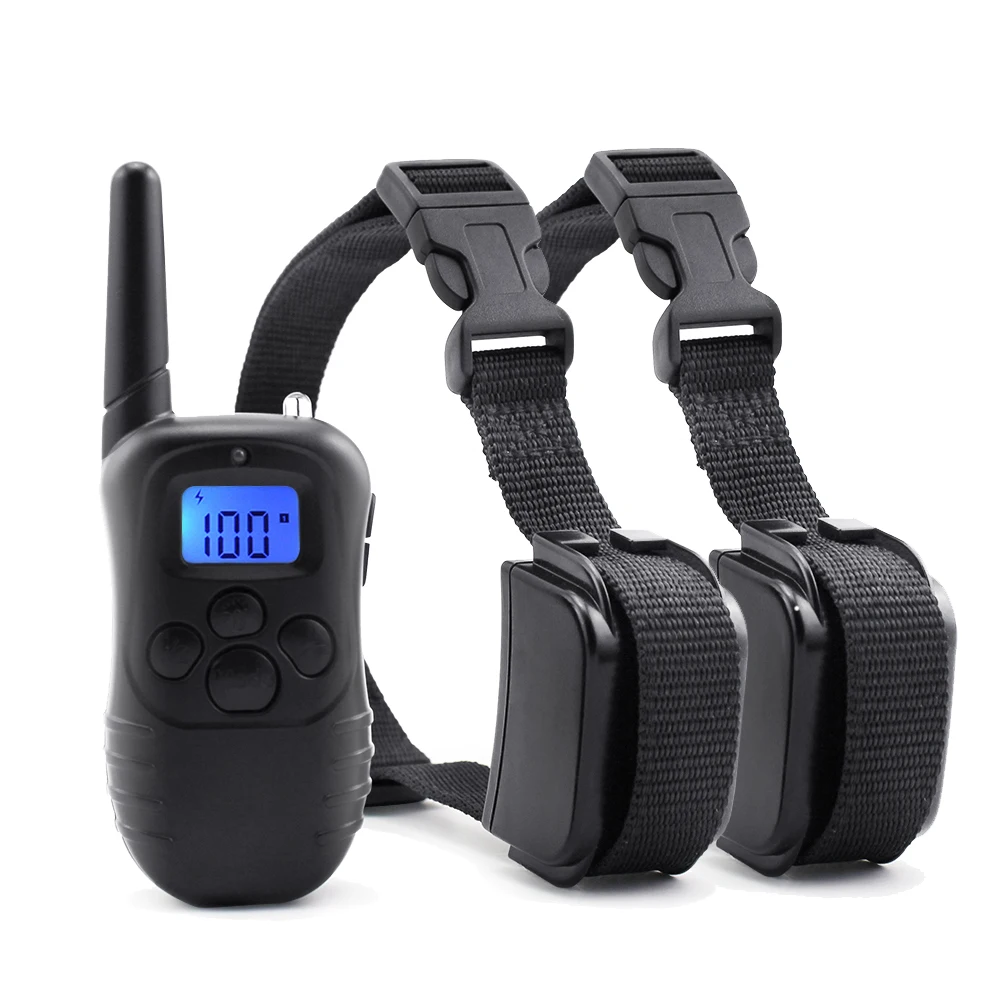 998DR 1 300M Remote Electric Shock Vibration Rechargeable Rainproof Pet