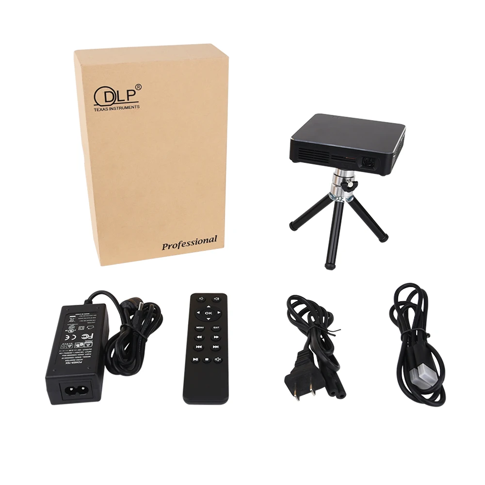Карманный проектор Touyinger S7 DLP с USB зеркальным отображением портативный для