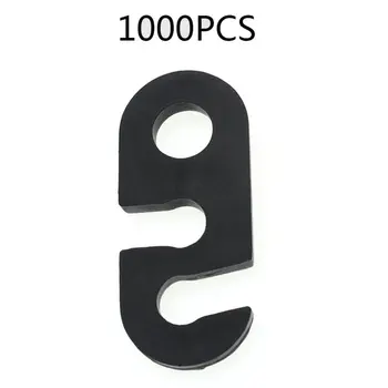

1000PCS/Bag Durable Use Fish Hooks Style Electric Wire Cable Organizer Buckle S Shape Cable Clamp Fixed Tools