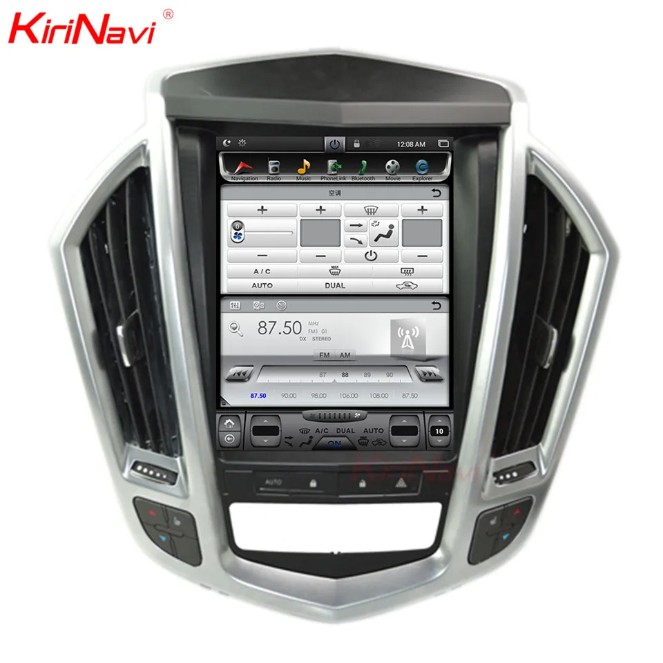 Clearance KiriNavi Vertical Screen Tesla Style 10.4 Inch Car GPS Navigation For Cadillac SRX Touch Screen Car Radio GPS 2009-2012 WIFI 3 Clearance KiriNavi Vertical Screen Tesla Style 10.4 Inch Car GPS Navigation For Cadillac SRX Touch Screen Car Radio GPS 2009-2012 WIFI 3