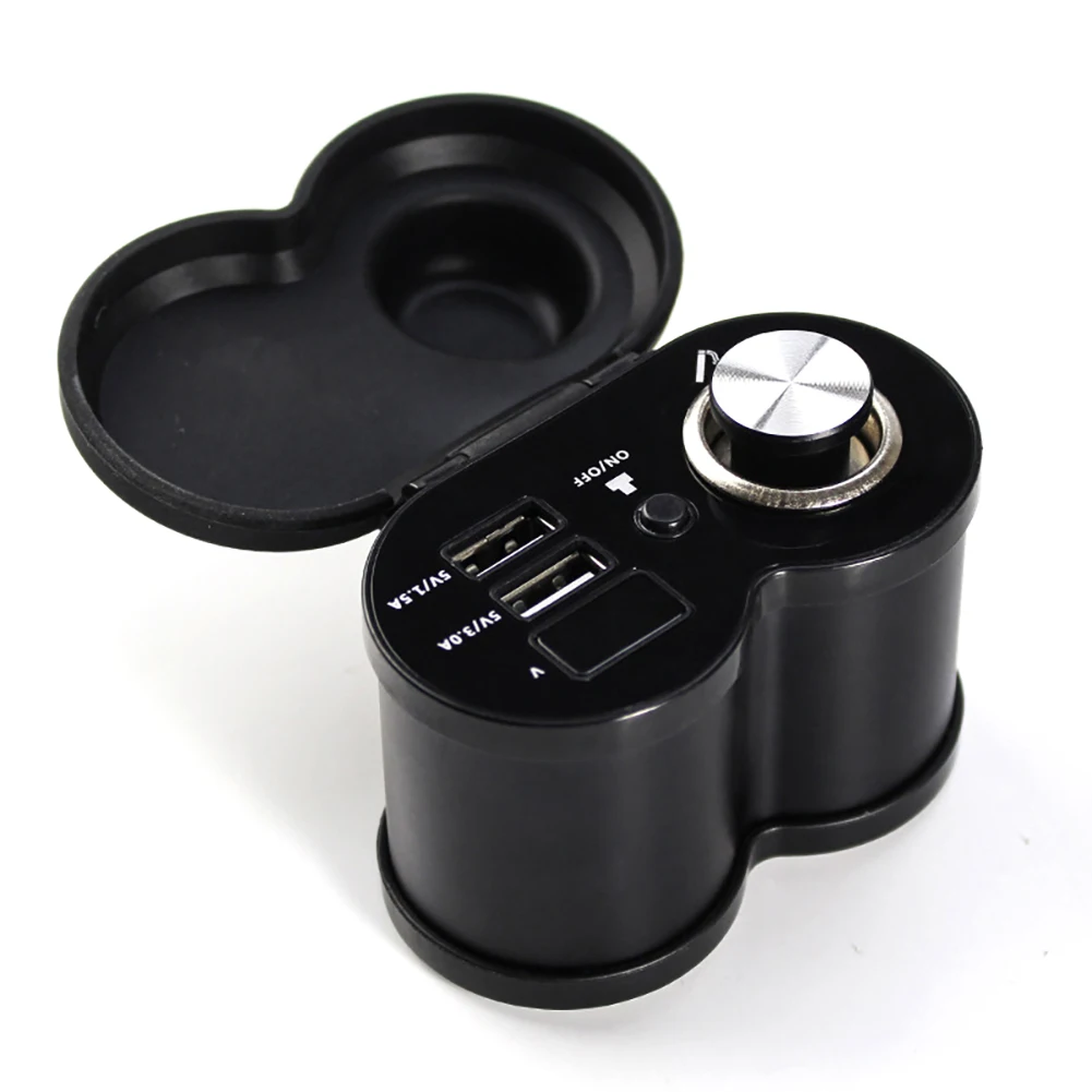 

Waterproof Motorcycle Cigarette Lighter Universal Motorcycle Dual USB Charger with Voltmeter Display High Quality