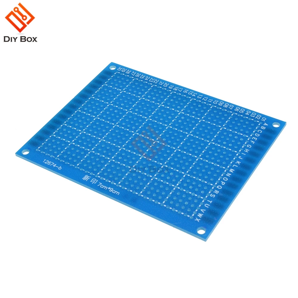 

Single Side Prototype PCB Tinned Universal Breadboard 7cmx9cm 70mmx90mm FR4