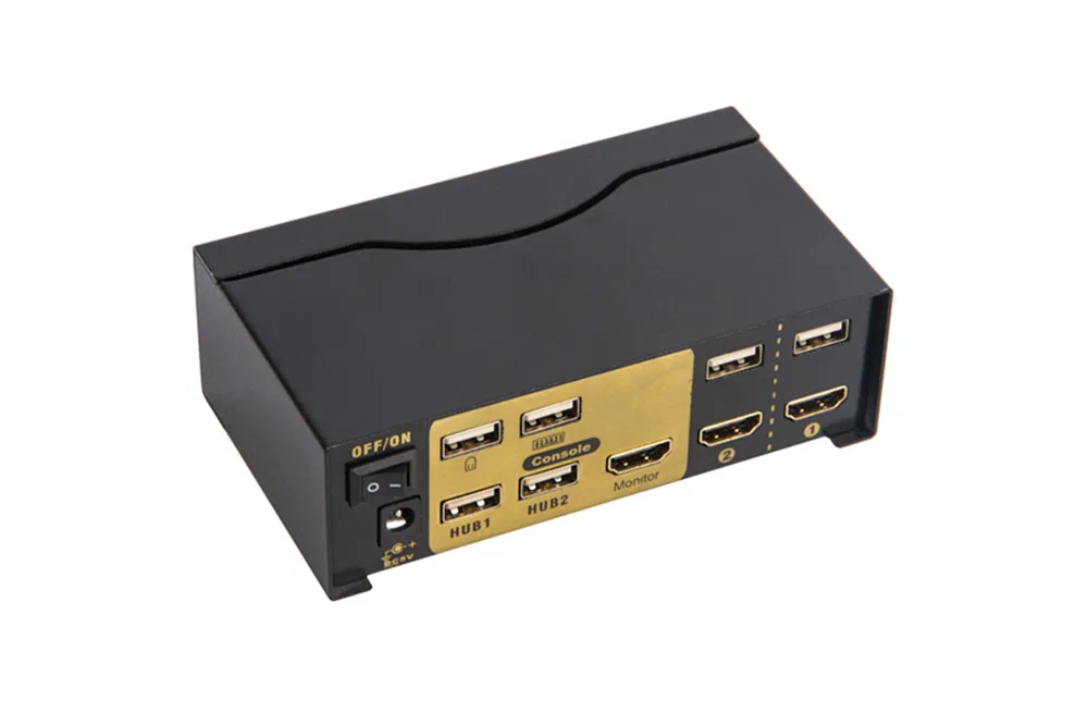 1,4 HDMI Версия HDMI переключатель KVM2 рот с usb-концентратором несколько устройств обмена компьютером 2 в 1 переключатель конвертер 4 K X 2 K