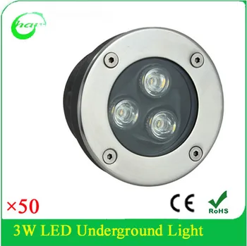 

led underground Light 3W IP67 Buried lighting,DC12V/AC 220V,White/warmwhite, led lighting underground