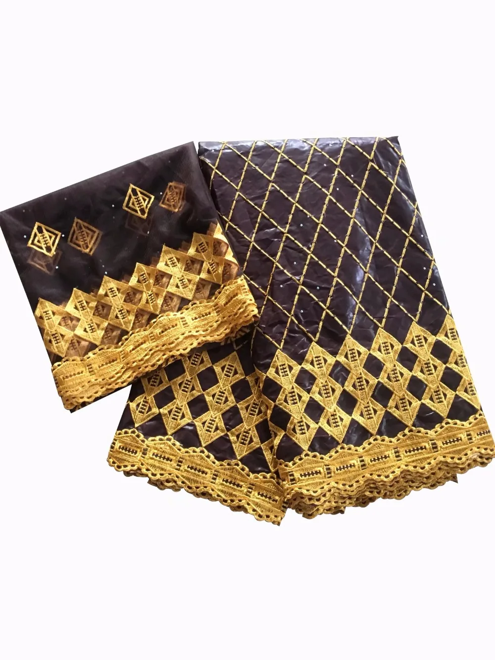 

2019 Latest African bazin riche similar getzner fabric with Stones fabric guinea brocade fabric for Evening Dresses NX988f