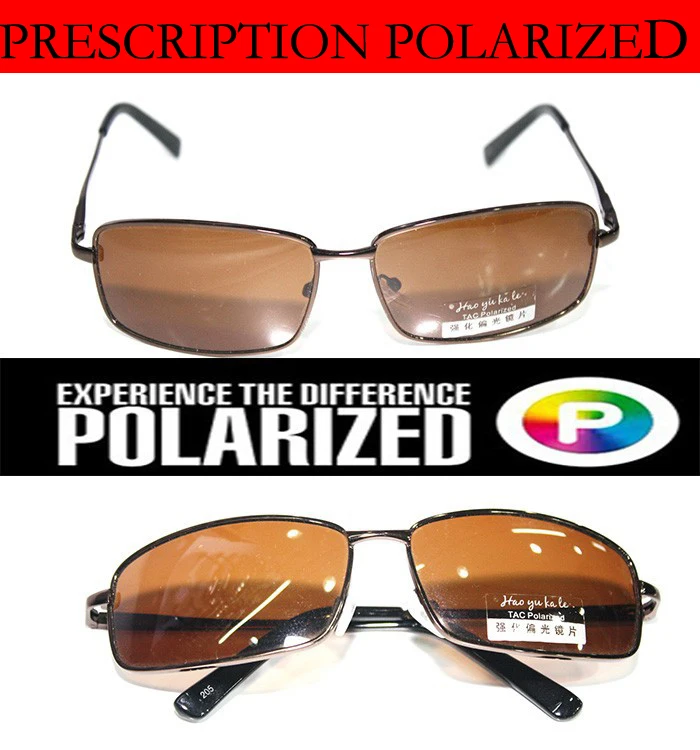 

Brown Custom Made Nearsighted Minus Prescription Black Frame Green Lens Double Beam Polarized -1 -1.5 -2 -2.5 -3 -3.5 -4 -5 -6